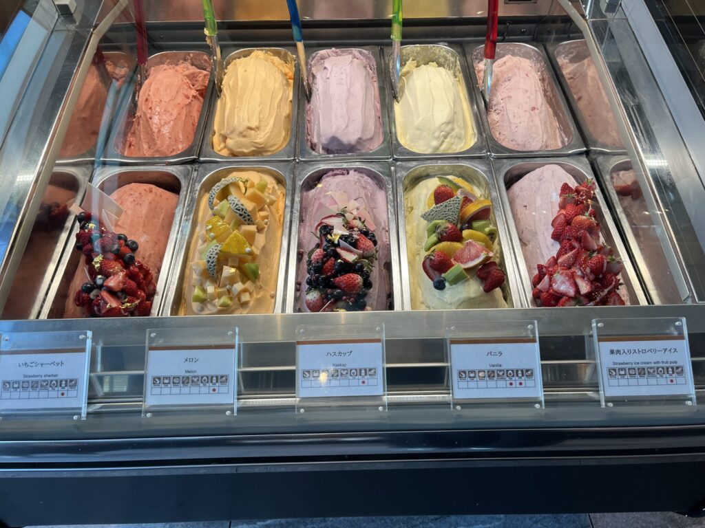 名古屋プリンスホテルスカイタワーのジェラート