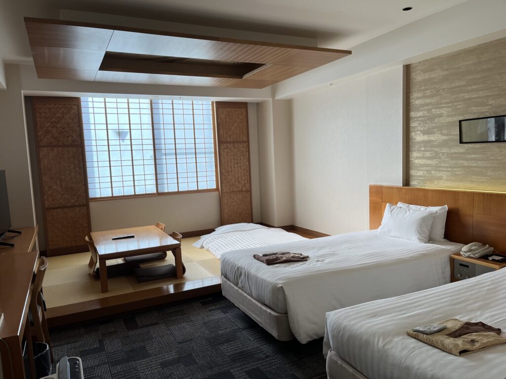 奈良プラザホテルのデラックスタイプ