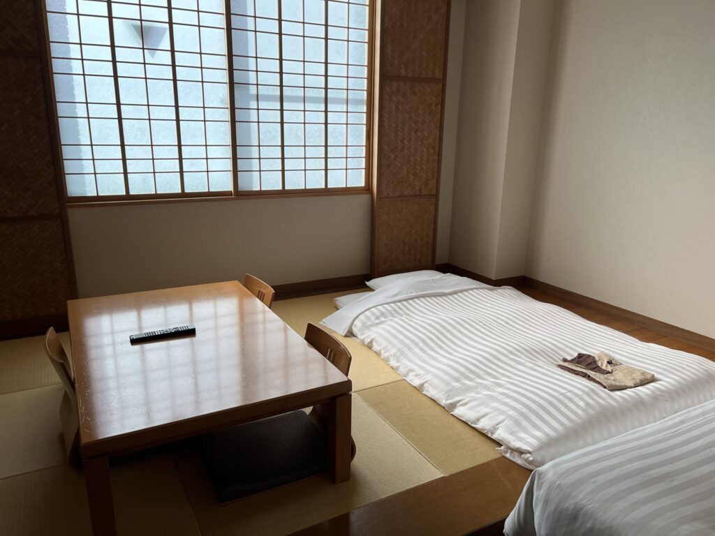 奈良プラザホテルの和室