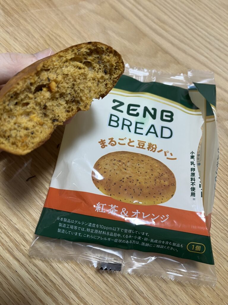 ZENBパンの紅茶&オレンジ味