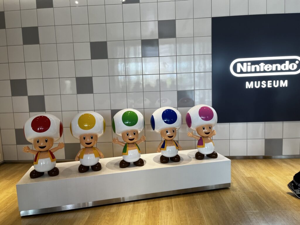 ニンテンドーミュージアムのキノピオ
